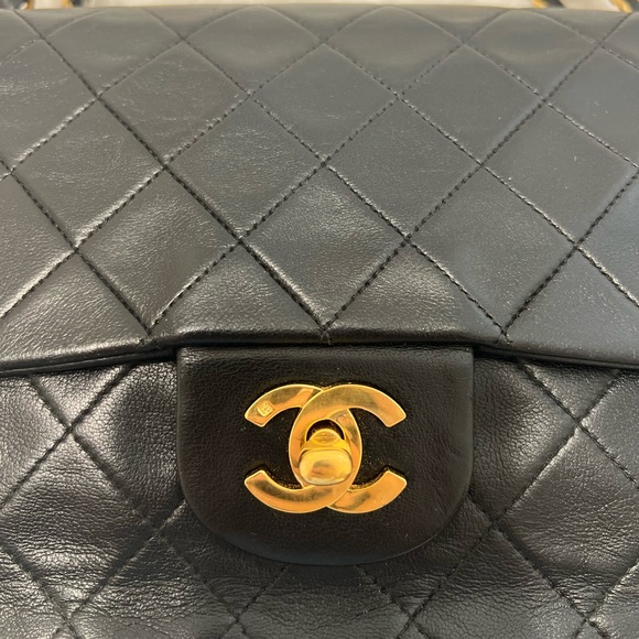 Chanel vintage classic double flap 24k Gold - Picture 2 of 11